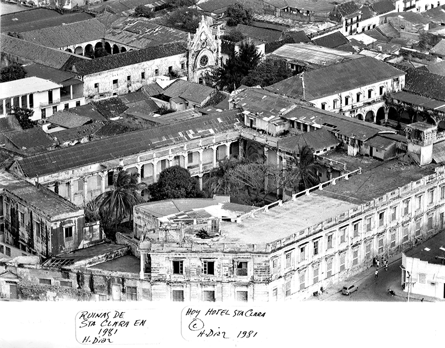 revista axxis arquitectura foto ruinas aerea santa clara 1 Un convento del año 1621 en Cartagena fue restaurado y ahora es un increíble hotel