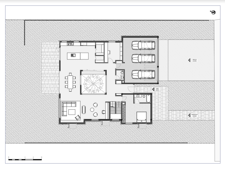 Captura de pantalla 2021 02 25 a las 19.17.17 Una casa residencial moderna diseñada para concebir una vida familiar entre pinos