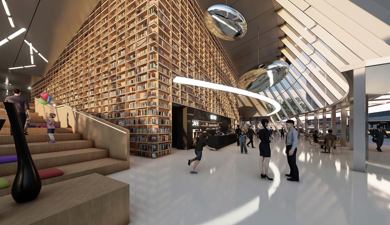 bilbioteca corea del sur Esta biblioteca sostenible en Corea del Sur se postula como la más sorprendente del mundo