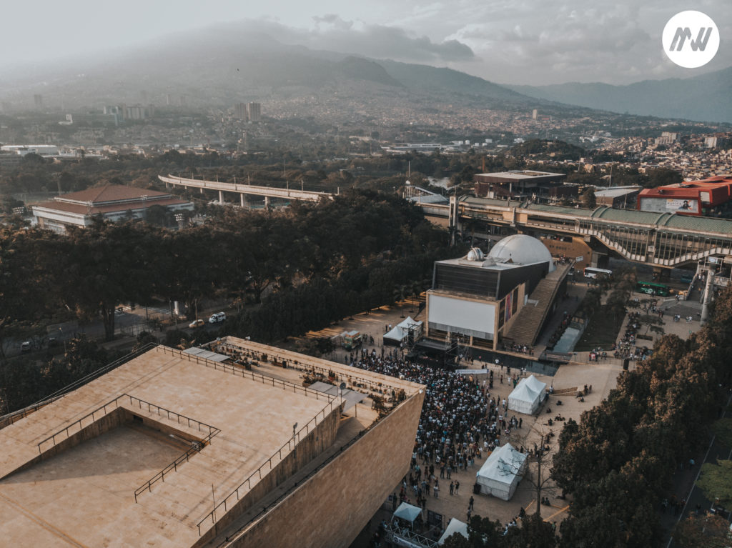 dron med 15 Medellín: una ciudad creativa y cultural que se proyecta hacia el futuro