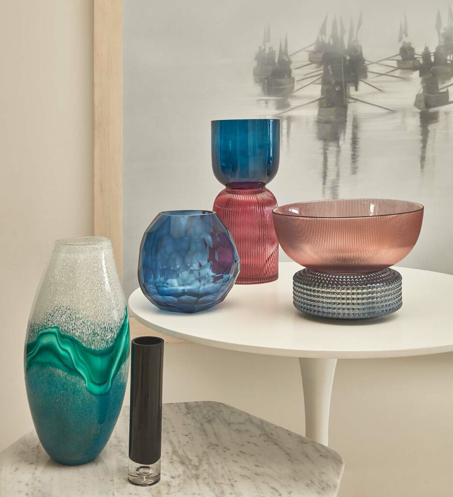 vidrio 2 Vasijas y floreros de vidrio, una tendencia que no pasa de moda