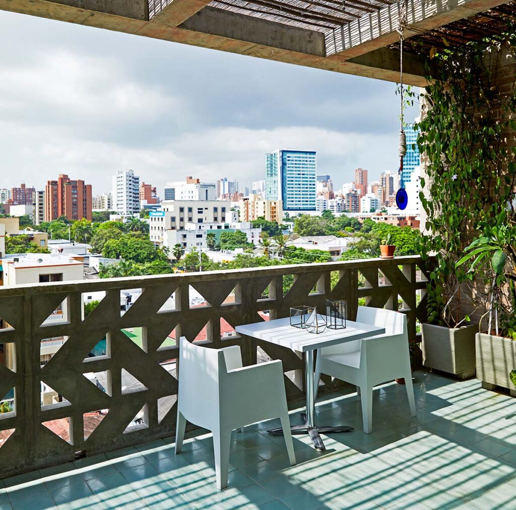 Balcón de apartamento en Barranquilla