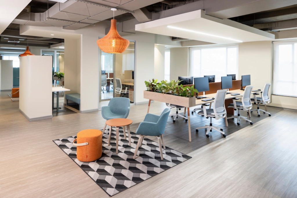 Oficina Credicorp 1 Flexibilidad y libertad: dos componentes importantes en el diseño de oficinas